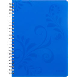 Бизнес-тетрадь Комус Русская серия синий А5 96л.плас.обл.клетка,евро  фото 2