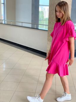 Платье с волнами ПЛОТНЫЙ ХЛОПОК - Knitka wear фото 10