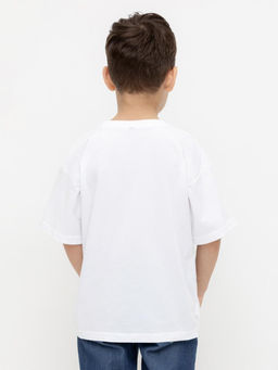 КР 302401/белый футболка (фуфайка) для мал