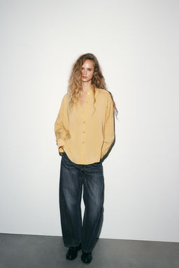 OVERSIZE FLOWING SHIRT - Zara фото 9