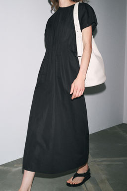ZW COLLECTION PLEATED MIDI DRESS - Zara фото 27