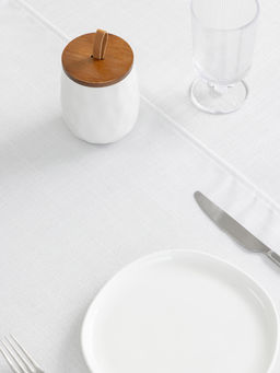 Дорожка настольная, 40х160 см, полиэстер, бело-серебристая, Floe - Anna lafarg фото 9