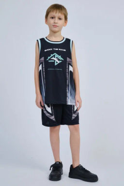 Игровой баскетбольный костюм Черный