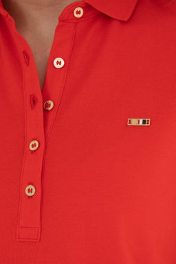 Женское красное трикотажное платье - U.s. polo assn фото 14