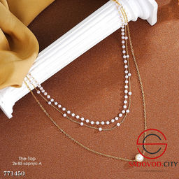 Тройное жемчужное ожерелье