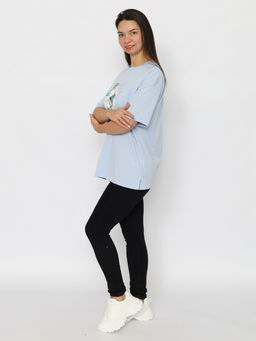 CRB wear / CSMW 60351-43 Футболка женская,голубой/Ex.Cherubino  фото 3