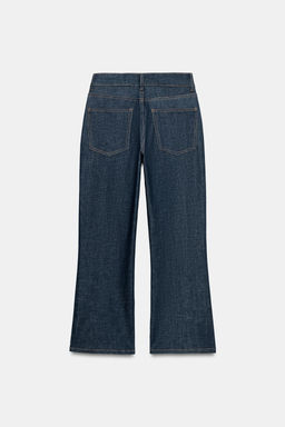 JEANS ZW COLLECTION CROPPED FLARE TIRO MEDIO / Azul - Zara фото 6