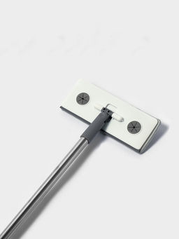 Швабра для стен и окон, со сгоном, стальная ручка, 2 насадки из микрофибры, 20885 см - Simaland фото 7