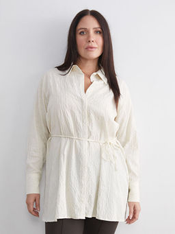 Dokulu Kad?n G?mlek Tunik