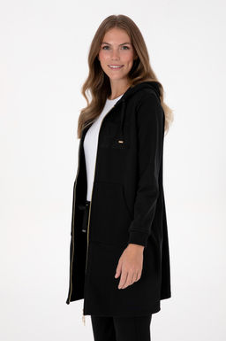 Kad_n Siyah Basic Sweatshirt Sepette S_rpriz _ndirim - U.s. polo assn фото 3