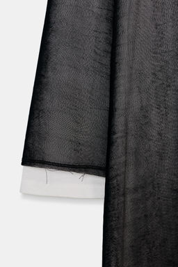 LONG CONTRAST DRESS - Zara фото 8