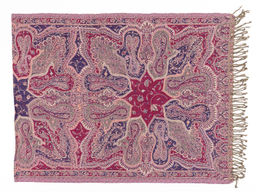 Палантин (шерсть вареная) в ассортименте № Тк731/56 - Ганг фото 2