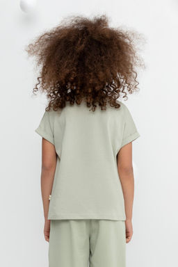 КР 302268/шалфей к439 фуфайка для дев