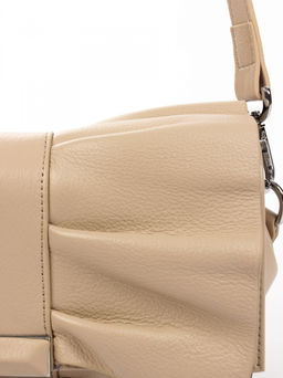 LACCOMA сумка АУ4725-П-бежевый натуральная кожа хлопок