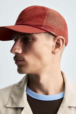 MESH CAP WITH DRAWSTRING - Zara фото 3
