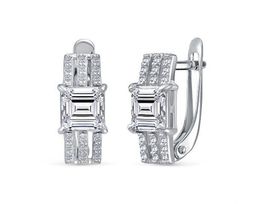 Серьги из серебра куб.циркон., В10-1189