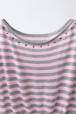 TOP MANGA SISA TACHAS / rayas - Zara фото 4