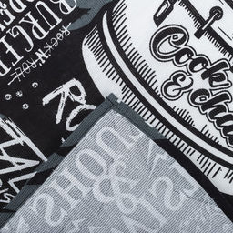 Цена за 2 шт. Полотенце кухонное Rock'n'roll 35х60 см - Доляна фото 3