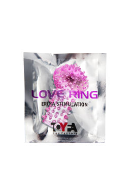 Вибронасадка на палец TOYFA, TPE, розовый, 6,5 см  фото 2