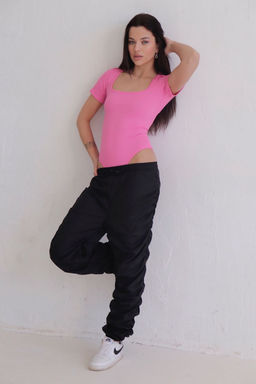 11571 Брюки-джоггеры чёрные - Martichelli фото 9