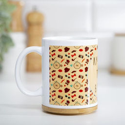 Кружка чайная керамическая Лучшему папе в мире, 320 мл