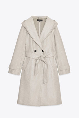 SOFT HOODED COAT