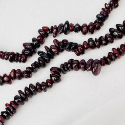 Бусины для украшений из Граната крошка 80 см