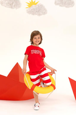 U. S. Polo Assn Детские красные вязаные шорты - U.s. polo assn фото 2