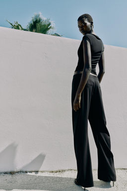 TOP DRAPEADO FORNITURA / Negro - Zara фото 4