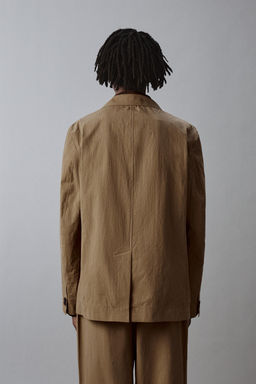 BLAZER CRUZADA TRAJE RELAXED FIT / Camel claro - Zara фото 3