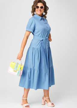 Платье EVA GRANT 7168С голубой