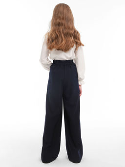 Брюки-палаццо для девочек - Синий мир фото 6