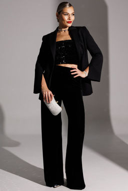 Брюки Мода Юрс 25-2947br черный