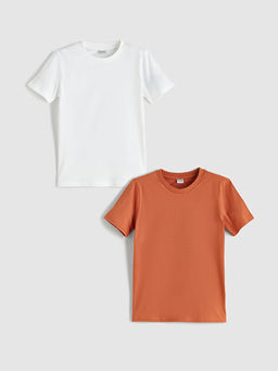 Bisiklet Yaka Erkek ?ocuk Ti??rt 2li