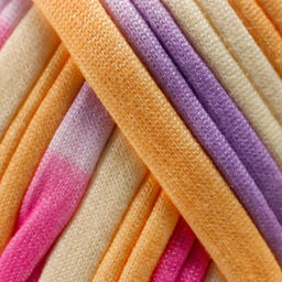 Цена за 2 шт. Пряжа трикотажная 95% хлопок, 5% эластан "Lentino Melange" 100 гр 30 м цвет 23