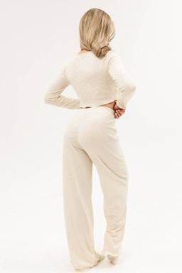 -1505 БЕЖЕВАЯ ПИЖАМА - Karolina фото 3
