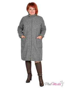 Жакет-дубленка Модель №1315 размеры 44-84 - Plusmoda фото 2