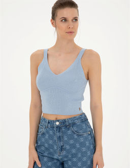 Mavi Crop Top Triko Bluz