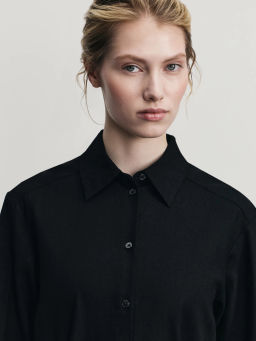 Платье-рубашка изо льна / Zarina  фото 8