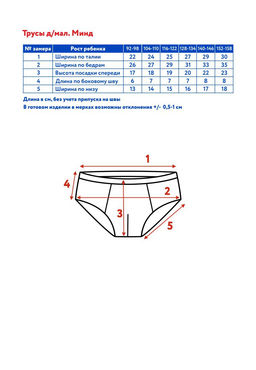 Трусы комплект 3 шт. д/мал. Минд - Oldos фото 4
