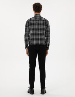 Antrasit Slim Fit Jean Pantolon