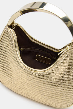 BOLSO DETALLE ASA MET?LICA / Dorado - Zara фото 5