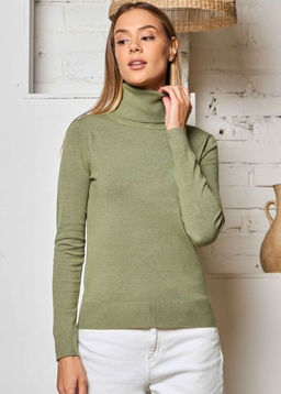 K13036 Водолазка ОЛИВКА