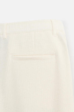 TEXTURED CHINO TROUSERS - Zara фото 9
