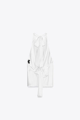 SATIN HALTER TOP - Zara фото 5