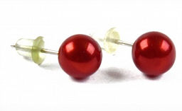 Серьги PS0542 бордо