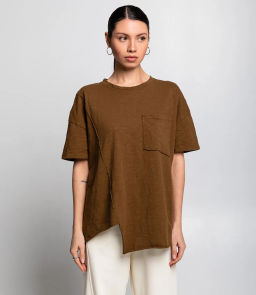 Футболка #КТ002258, тёмный хаки