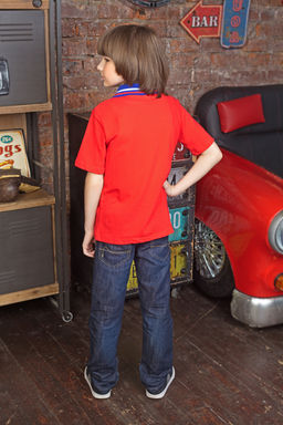 Поло "Кристоф", красный