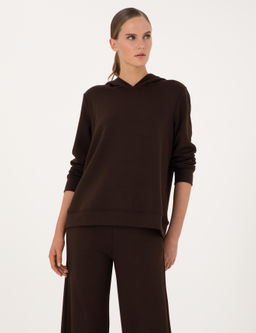 Kahverengi Oversize Sweatshirt