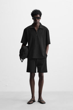 COMFORT ZIP POLO SHIRT - Zara фото 12